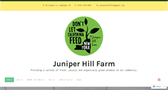 Desktop Screenshot of juniperhillfarmcsa.com