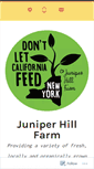 Mobile Screenshot of juniperhillfarmcsa.com